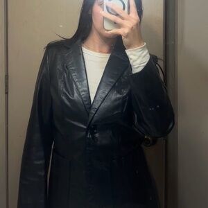 Black Women's Leather Jacket